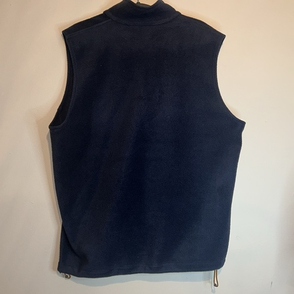 Woolrich Navy Blue Fleece Vest - Picture 4 of 17